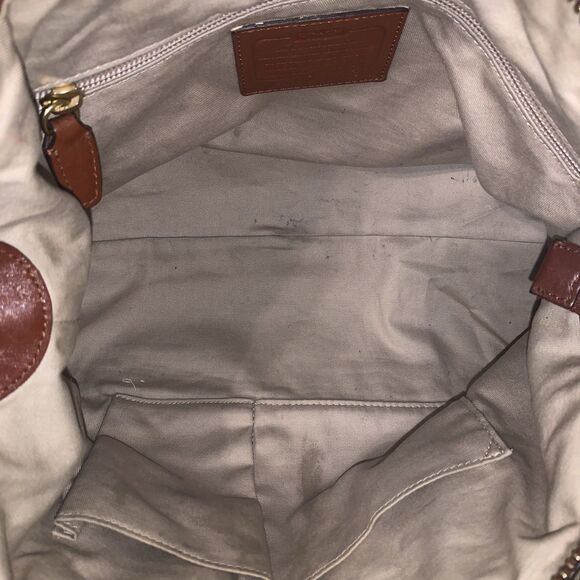 Coach Legacy Molly Brown Leather Shoulder Double Handbag 21132 Tassel Classic - Picture 11 of 16